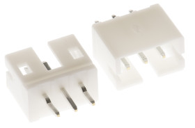 Wtyk PCB 3-pinowe raster: 2.0mm -rzędowe JST Przewlekany 2.0A 100.0 V.