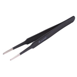 Rounded Tip Antistatic ESD Tweezer 125mm