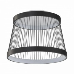 Lampa sufitowa w stylu loft BALU druciany czarny klosz, LED 32W 2700-6000K - MX3328-2-3BT Zuma Line