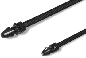 Cable tie, PA, (L x W) 210 x 4.6 mm, bundle-Ø 3 to 44 mm, black, -40 to 85 °C, 126-01001
