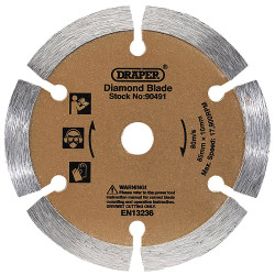 Draper 90491 Segmented Diamond Blade (85mm)