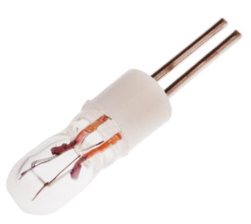 Oświetlenie wskaźnika 28 V Dwa styki bezbarwna 1.9 lm RS PRO rozmiar T1