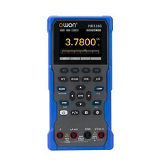 Oscyloskop Multimetr 2w1 OWON HDS160 60000 liczeń Prawdziwe RMS 1MHz 1 kanał Tester napięcia prądu AC DC 2.8" LCD CATIII 1000V