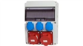 Rozdzielnica Rozdzielnia Budowlana Skrzynka Elektryczna 32A 16A 5P 230V Rsw113