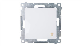 Simon 54 Łącznik Krzyżowy Biały Dw7a.01/11