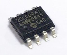 Pamięć szeregowa EEPROM SPI 4k 25LC040 SO8 (SMD) Microchip (zam.95040/25C040)