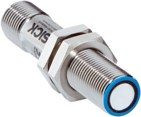 Czujnik zbliżeniowy M12 Ultradźwiękowy 150 mm SICK 10 → 30 V prądu stałego długość 55.1mm Gwintowany