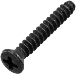 Screw, steel, (L) 20 mm, black, for series 1593, 1593QS100BK