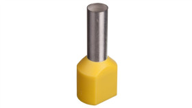 Końcówka Tulejkowa Izolowana Tid 2X6mm2/14Mm Żółta Cynowana Tid2x6l14 /100Szt./
