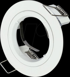 3642 Recessed ceiling ring, round, white
