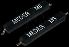 MK17-C-2 Reed sensor, 1 normally open contact, I = 0.8 A, SMD, 2-foot