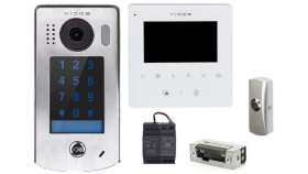 Widedomofon Vidos Duo S1301d/M1022w + Przycisk + Elektrozaczep