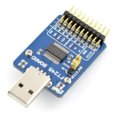 Konwerter FT245 USB - interfejs równoległy FIFO - Waveshare 4655