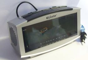 BUDZIK CYFROWY E120 BLUE<DUŻY