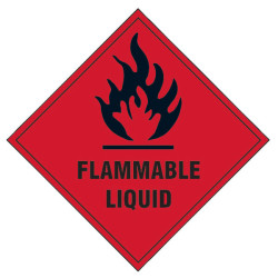 Scan 1850S Flammable Liquid SAV - 100 x 100mm