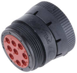 Złącze wielostykowe przemysłowe 9-pinowe Montaż na kablu Wtyczka Amphenol Industrial