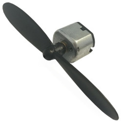 Silnik 1,5V DC MT26 ze śmig. 55mm 10x12 miniaturowy + śmigło