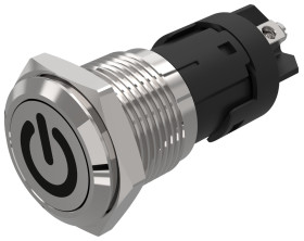 Nasadka przełącznika Zatrzaskowy SPDT średnica wycięcia 16mm, montaż panelowy EAO