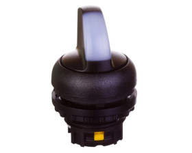 Napęd przełącznika 3 położeniowy biały z podświetleniem z samopowrotem M22S-WLK3-W 216834