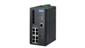 Przemysłowy Switch Z Gigabitowymi Portami Poe - 8 Portów Gigabit Poe/Poe+, 4...