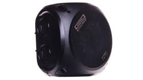Puszka N/T 130X130x77mm 5P 6 Mm2 Ip66/67 Czarna Kf 0606 B 62000056