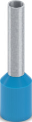 Insulated wire end ferrule, 2.5 mm², 18 mm/10 mm long, DIN 46228-4, UL 486F-E, blue, 2100244