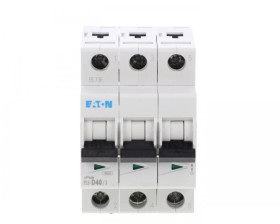 Wyłącznik nadprądowy 3P D 40A 6kA AC PL6-D40/3 286617