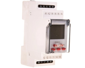 Programator czasowy cyfrowy 16A astronomiczny jednokanałowy ZCM-31 EXT10000156