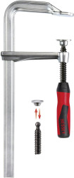 Ścisk śrubowy ślusarski stalowy GZ-2K 250/120 Bessey GZ25-2K Maksymalna szerokość mocowania:250 mm Długość produktu: 335