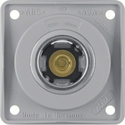 Integro Flow Gniazdo zasilania 12V szary połysk 845712507