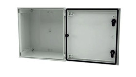 Szafka ścienna rozdzielcza Jasnoszary, materiał: Plastik wzmacniany włóknem szklanym, IP66, RS PRO RAL 7035