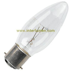 B22d B35 40W 240V klar /Al ChRL