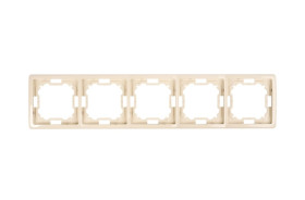 Simon Basic Standard Ramka pięciokrotna uniwersalna beżowa BMR5/12
