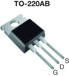 MOSFET N-kanałowy 13 A TO-220AB 800 V 0.304 Ω