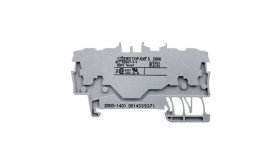 Złączka Szynowa 4-Przewodowa Szara 2000-1401 Topjobs