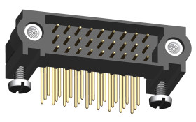 Wtyk PCB 60-pinowe raster: 2.0mm 3-rzędowe HARWIN Przewlekany 3.0A 800.0 V.