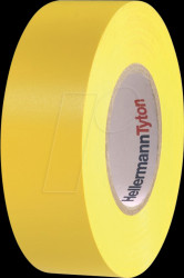 710-00153 General purpose PVC insulation tape 19mm x 20m yellow