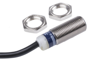 Czujnik zbliżeniowy M12 Indukcyjny 2 mm Telemecanique Sensors Wpuszczany 12 → 24 V dc długość 35mm Gwintowany