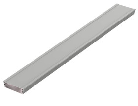Bopla ASPH 1230-1000 9006 (94231000) - asymetryczny profil aluminiowy półotwarty (121 x 32,8 x 1000 mm)