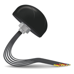 Wielokierunkowy Antena wielopasmowa, zewnętrzna X1005324-LWS5SX10A2 Klej, SMA Kopułka Męskie, KYOCERA AVX WiFi