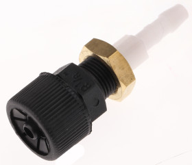 Złączka pneumatyczna G 1/8 męskie Wciskane 3 mm RS PRO Adapter typu banjo Złącze 1/8 cala BSP, męskie