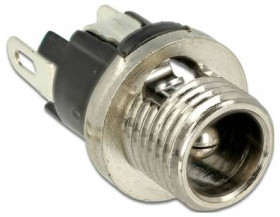 Złącze męskie niskonapięciowe Delock 89911 złącze żeńskie do wbudowania 5.5 mm 2.5 mm 1 szt.