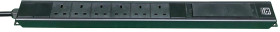 Listwa zasilająca 6mm², 32A, 250 V AC, 6 wtykowa IEC 60309 32A dł. kabla 3m Czarny Typ G - brytyjski