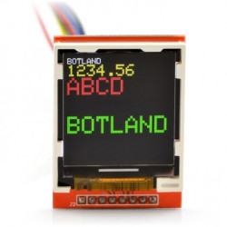 Wyświetlacz graficzny kolorowy TFT LCD 1,44'' 128x128px - SPI