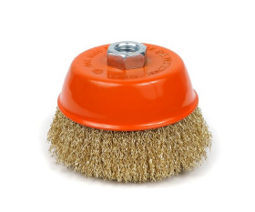Szczotka czołowa z gwintem do szliferek kątowy M14 100 mm (54-157)