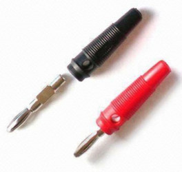 WTYK BANANOWY Z GNIAZDEM (KOMPLET CZERWONY + CZARNY) (ZLBAN WT2309)