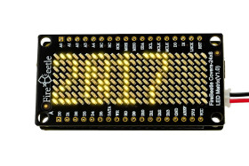24×8 LED Matrix (Yellow) - FireBeetle Covers