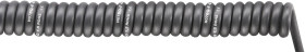 Przewód spiralny LAPP SPIRAL H07BQ-F BLACK 4G1,5/2000 70002757, 4 G 38 mm, od 2000 mm do 6000 mm, 1 szt.