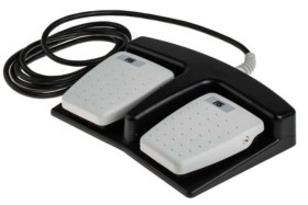 Przełącznik nożny IPX7 Uniwersalny Chwilowy Tworzywo termoplastyczne, Dwubiegunowy jednopozycyjny (DPST) 3 A 24V 24V