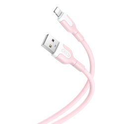 KABEL WTYK USB A - WTYK IPHONE 1,0M 2,1A XO NB212 RÓŻOWY (IPH-10-NB212PN)
